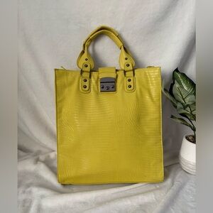 Tinley Road embossed tote.
